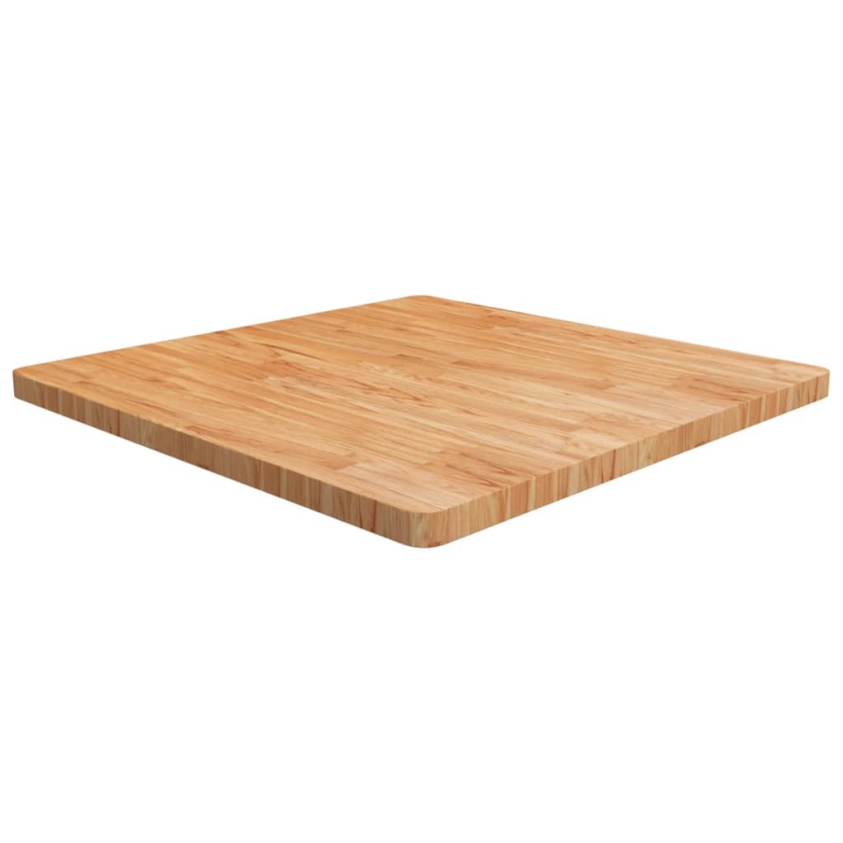 vidaXL Επιφάνεια Τραπεζιού Τετράγωνη Αν. Καφέ 90x90x4 εκ. Ξύλο Δρυς