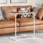 vidaXL Τραπέζι Βοηθητικό Λευκό 55 x 35 x 66 εκ. από Επεξεργασμένο Ξύλο