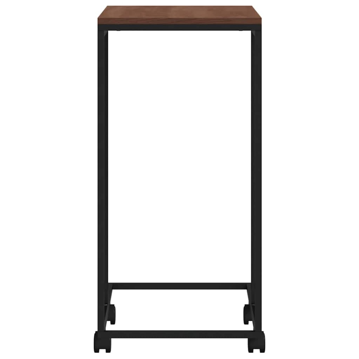 vidaXL Βοηθητικό Τραπέζι με Ρόδες Μαύρο 40x30x63,5 εκ. Επεξ. Ξύλο