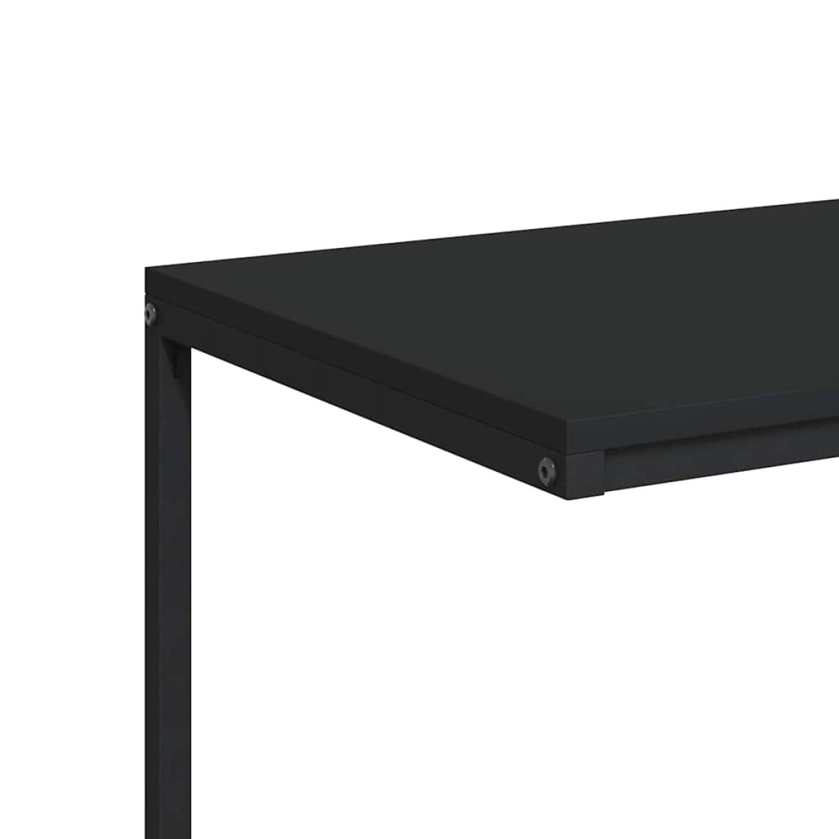 vidaXL Βοηθητικό Τραπέζι με Ρόδες Μαύρο 55 x 35 x 70 εκ. Επεξ. Ξύλο