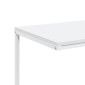 vidaXL Βοηθητικό Τραπέζι με Ρόδες Λευκό 55 x 35 x 70 εκ. Επεξ. Ξύλο