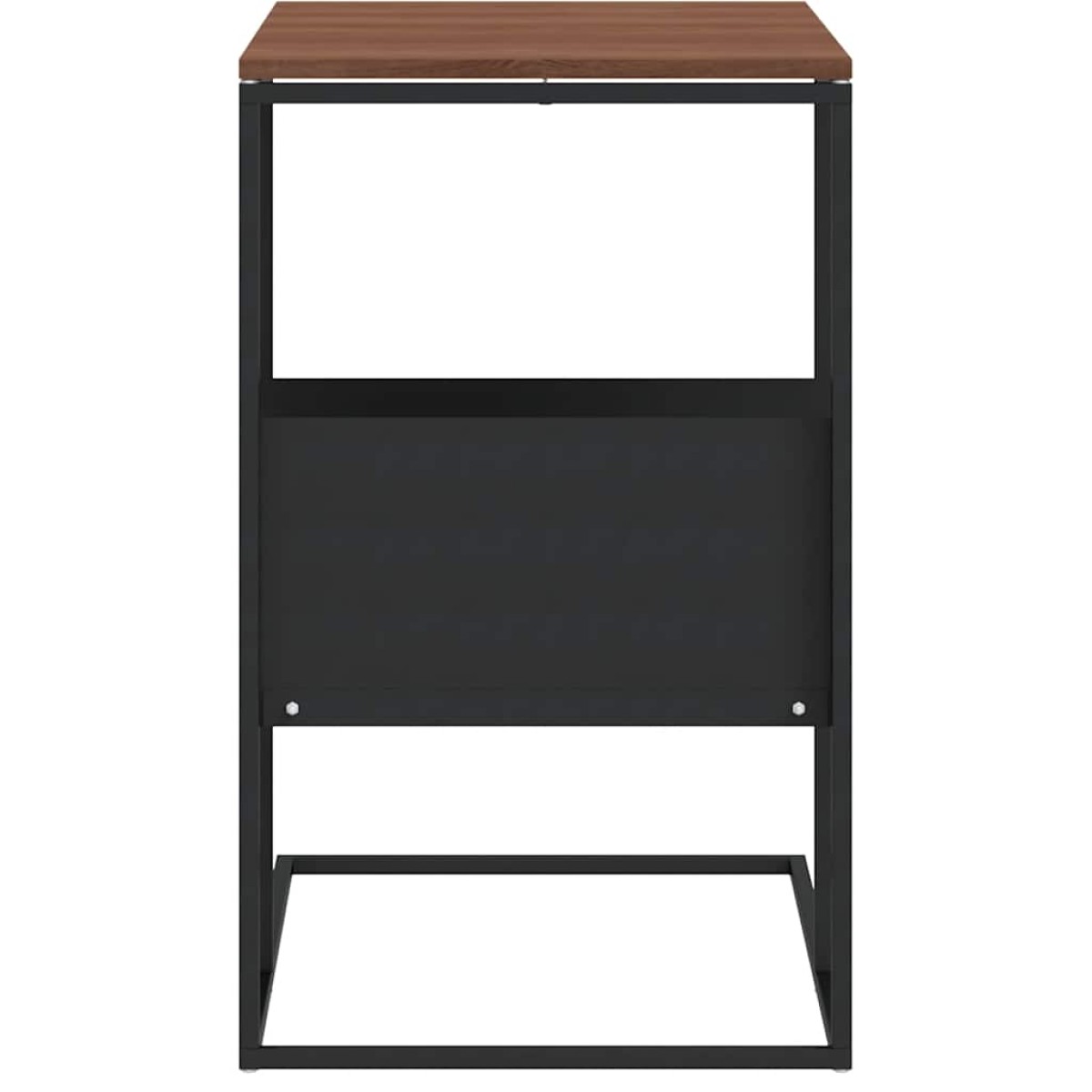 vidaXL Τραπέζι Βοηθητικό Μαύρο 55x36x59,5 εκ. από Επεξεργασμένο Ξύλο