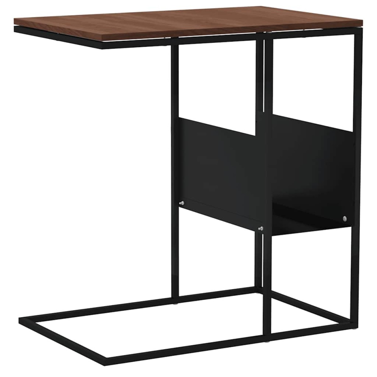 vidaXL Τραπέζι Βοηθητικό Μαύρο 55x36x59,5 εκ. από Επεξεργασμένο Ξύλο