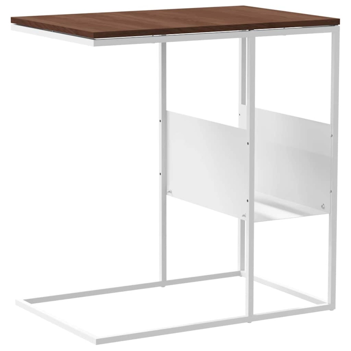 vidaXL Τραπέζι Βοηθητικό Λευκό 55x36x59,5 εκ. από Επεξεργασμένο Ξύλο