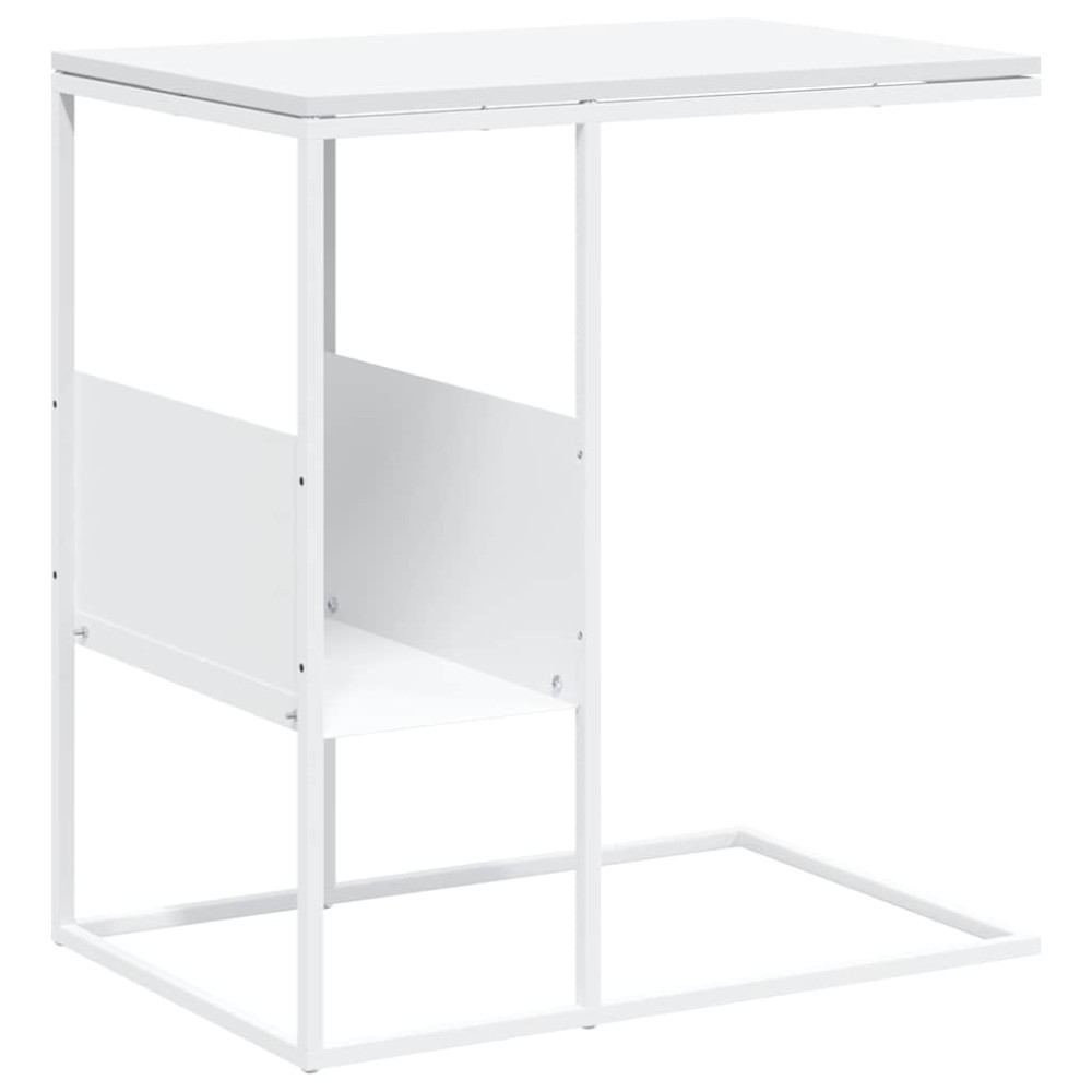 vidaXL Τραπέζι Βοηθητικό Λευκό 55x36x59,5 εκ. από Επεξεργασμένο Ξύλο