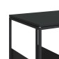 vidaXL Βοηθητικό Τραπέζι με Ρόδες Μαύρο 55 x 36 x 63,5 εκ. Επεξ. Ξύλο