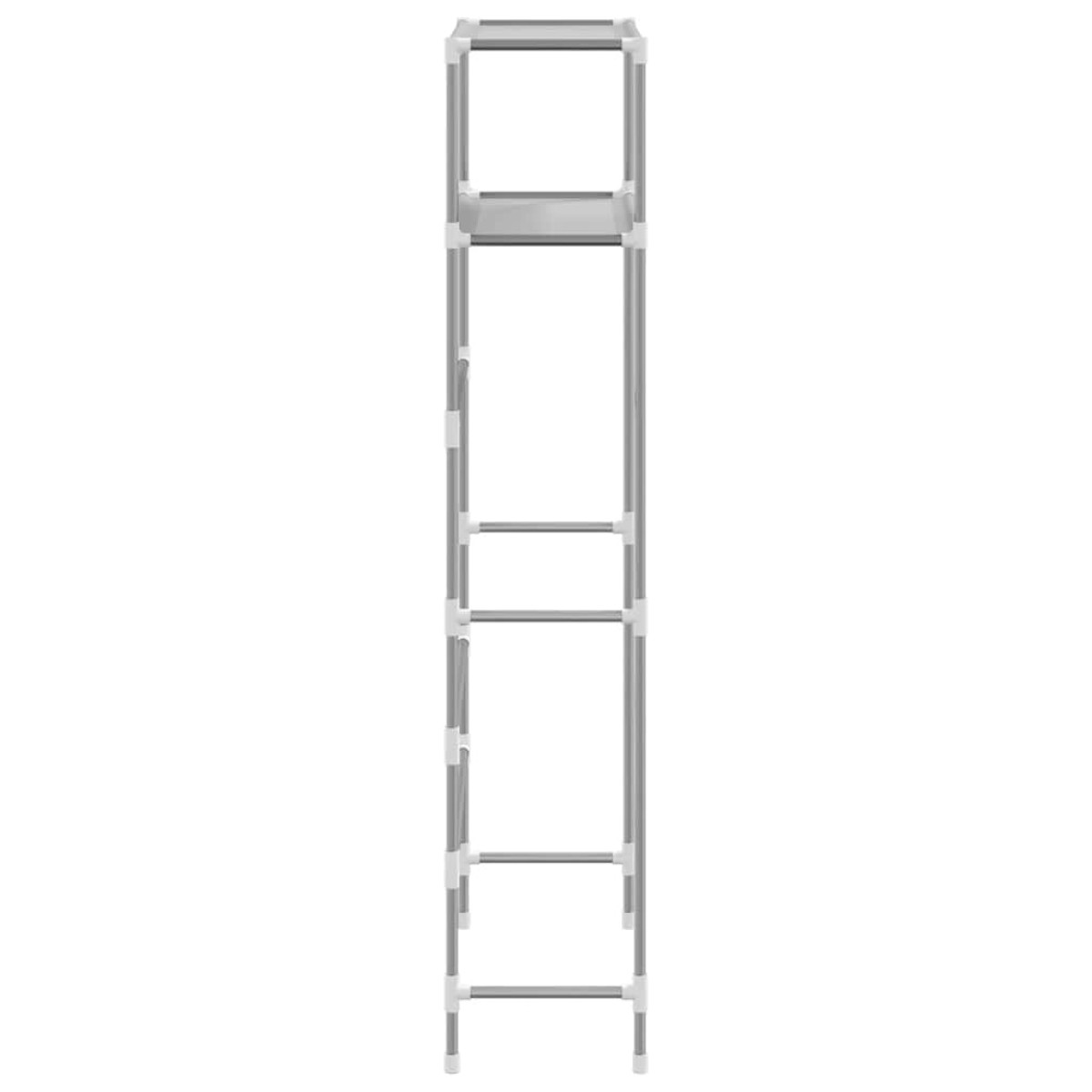 vidaXL Ραφιέρα 2 Επιπέδων για Πλυντήριο Γκρι 69x28x143 εκ. από Σίδερο