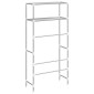vidaXL Ραφιέρα 2 Επιπέδων για Πλυντήριο Γκρι 69x28x143 εκ. από Σίδερο