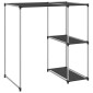 vidaXL Ραφιέρα για Πλυντήριο Μαύρη 87 x 55 x 90,5 εκ. από Σίδερο