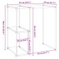 vidaXL Ραφιέρα για Πλυντήριο Κρεμ 87 x 55 x 90,5 εκ. από Σίδερο