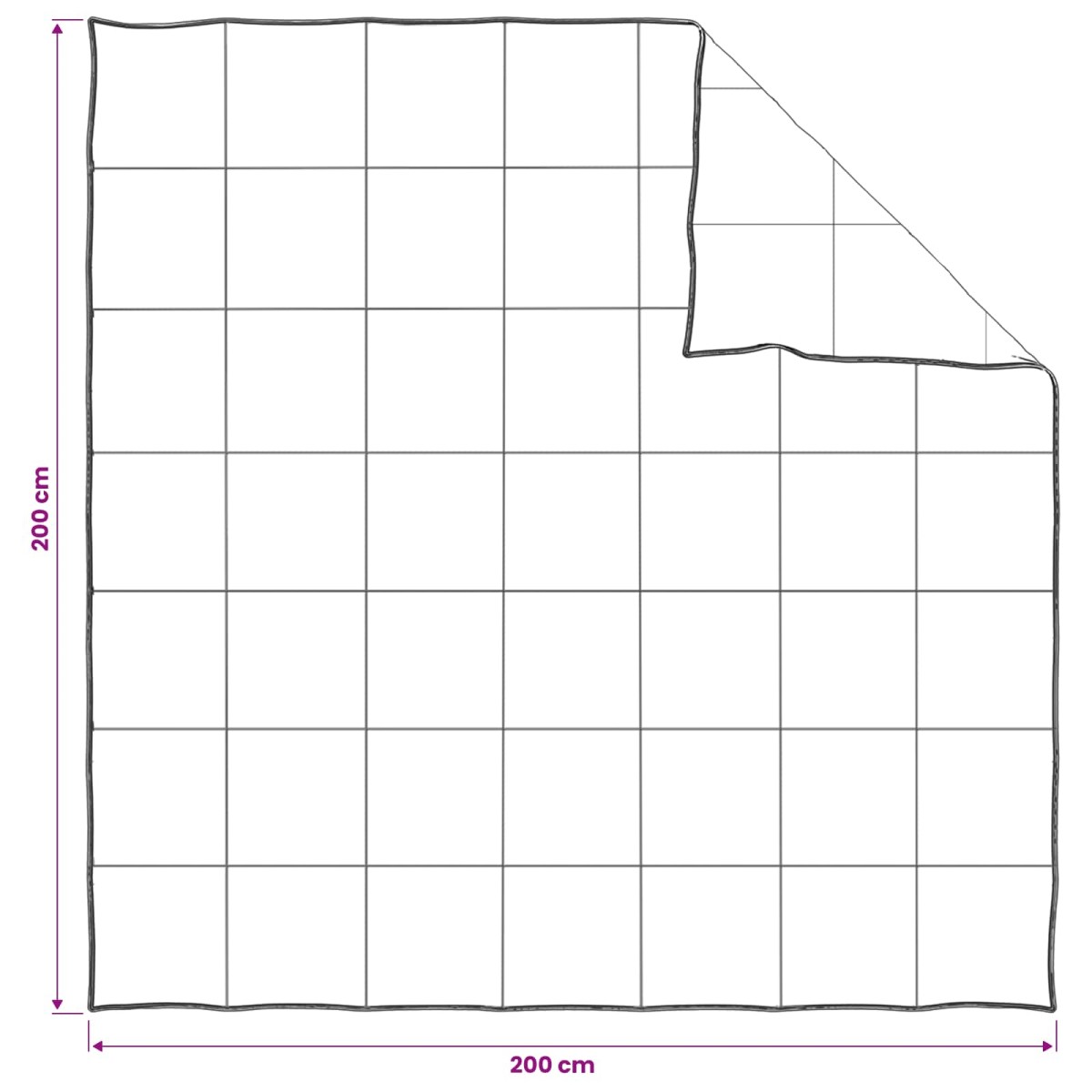 vidaXL Σετ πάπλωμα 200 x 200 cm Όχι Βαμβάκι, Μπαμπού, Πολυεστέρας