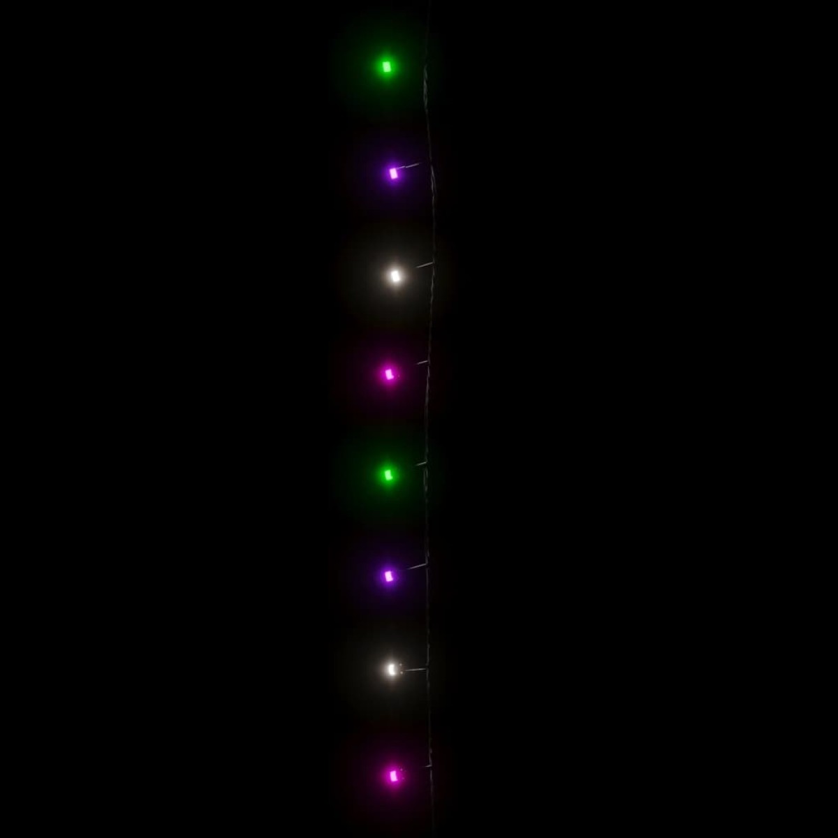vidaXL Φωτάκια με 2000 LED Παστέλ Πολύχρωμη 200 μ. από PVC