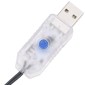 vidaXL Φωτάκια Cluster με 400 LED Ψυχρό Λευκό 7,4 μ. από PVC