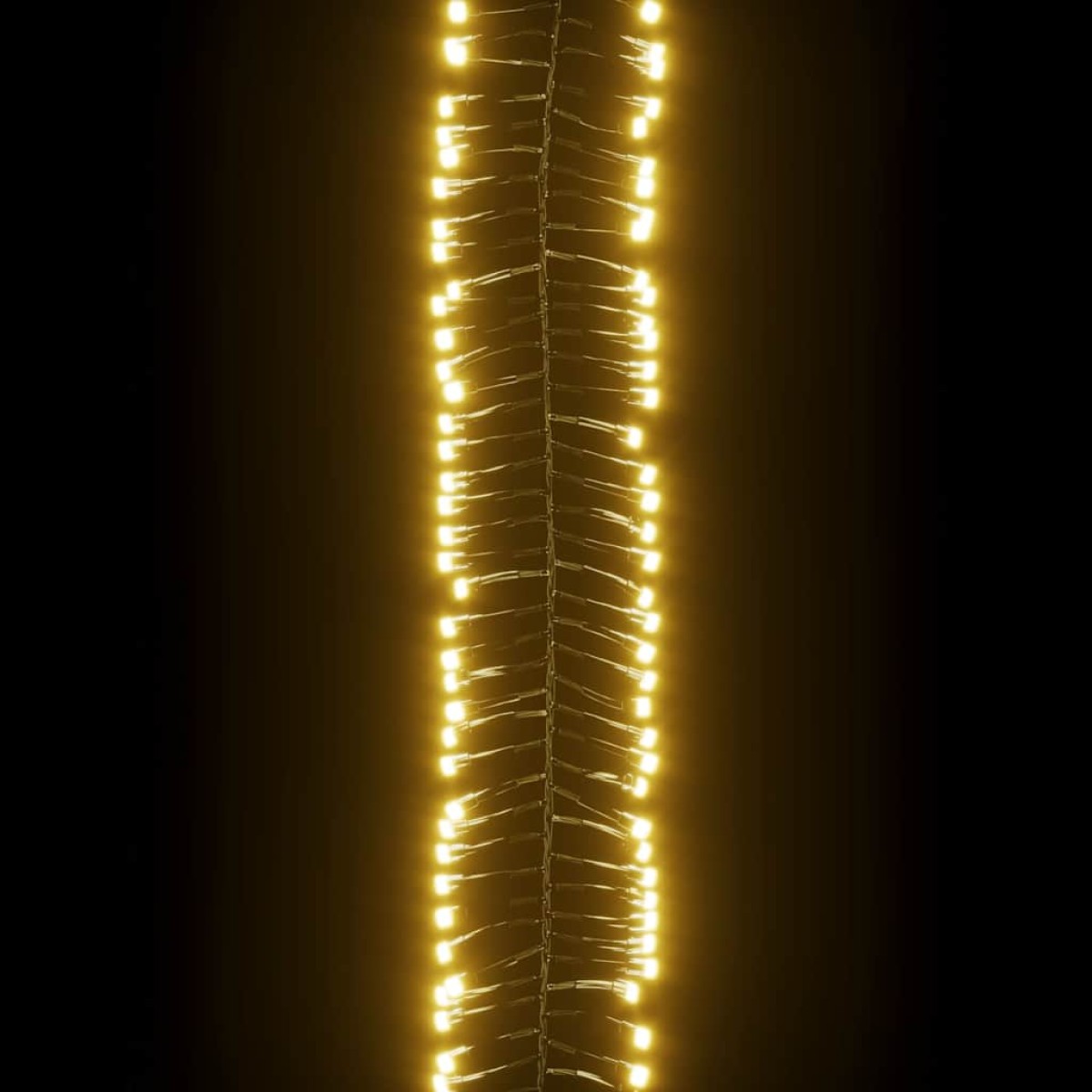 vidaXL Φωτάκια Cluster με 1000 LED Θερμό Λευκό 11 μ. από PVC