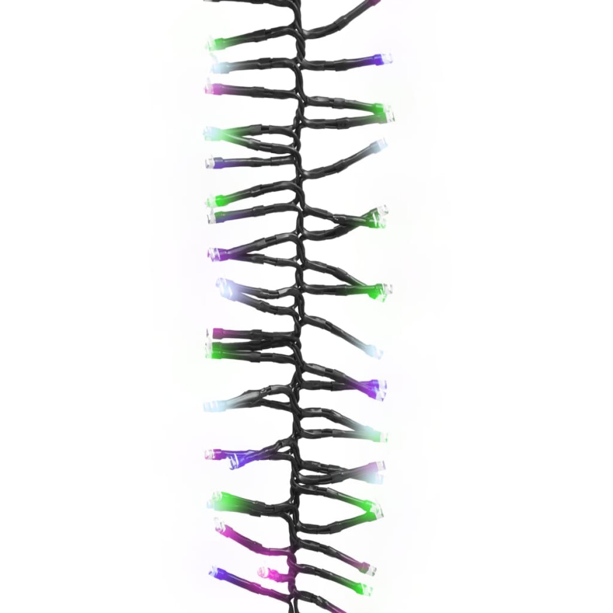 vidaXL Φωτάκια Cluster με 1000 LED Παστέλ Πολύχρωμα 11 μ. από PVC