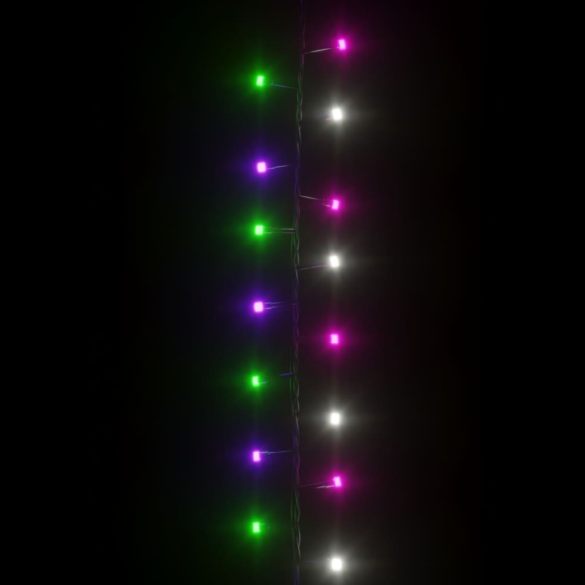 vidaXL Φωτάκια Compact με 400 LED Παστέλ Πολύχρωμα 13 μ. από PVC