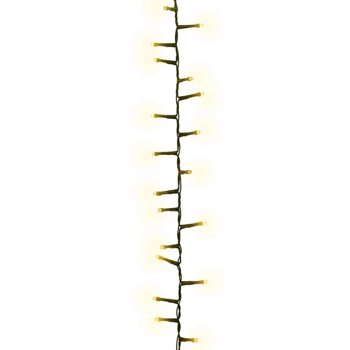 vidaXL Φωτάκια Compact με 2000 LED Θερμό Λευκό 45 μ. από PVC