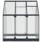 vidaXL Θερμοκήπιο Κήπου με πόρτα Ανθρακί 183,5 x 183,5 x 207 εκ