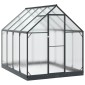 vidaXL Θερμοκήπιο Κήπου με πόρτα Ανθρακί 183,5 x 243,5 x 207 εκ