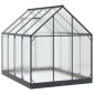 vidaXL Θερμοκήπιο Κήπου με πόρτα Ανθρακί 183,5 x 243,5 x 207 εκ