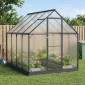 vidaXL Θερμοκήπιο Κήπου με πόρτα Ανθρακί 183,5 x 243,5 x 207 εκ