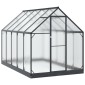 vidaXL Θερμοκήπιο Κήπου με πόρτα Ανθρακί 183,5 x 303,5 x 207 εκ