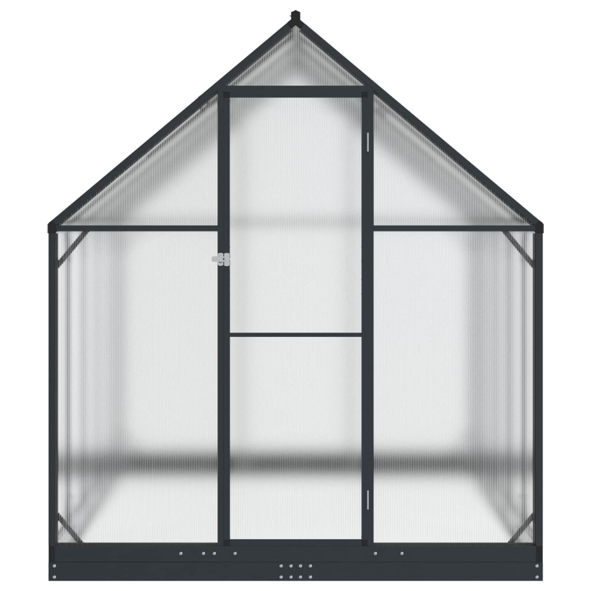 vidaXL Θερμοκήπιο Κήπου με πόρτα Ανθρακί 183,5 x 303,5 x 207 εκ