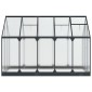 vidaXL Θερμοκήπιο Κήπου με πόρτα Ανθρακί 183,5 x 303,5 x 207 εκ