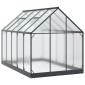 vidaXL Θερμοκήπιο Κήπου με πόρτα Ανθρακί 183,5 x 303,5 x 207 εκ