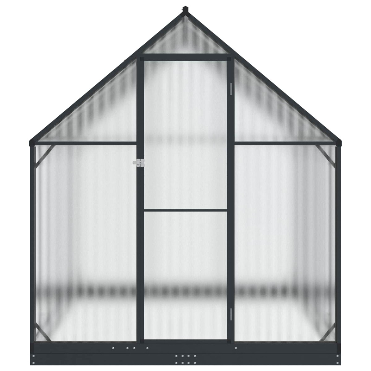 vidaXL Θερμοκήπιο Κήπου με πόρτα Ανθρακί 183,5 x 363,5 x 207 εκ