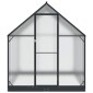 vidaXL Θερμοκήπιο Κήπου με πόρτα Ανθρακί 183,5 x 363,5 x 207 εκ