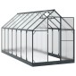 vidaXL Θερμοκήπιο Κήπου με πόρτα Ανθρακί 183,5 x 423,5 x 207 εκ
