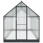 vidaXL Θερμοκήπιο Κήπου με πόρτα Ανθρακί 183,5 x 423,5 x 207 εκ