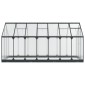 vidaXL Θερμοκήπιο Κήπου με πόρτα Ανθρακί 183,5 x 423,5 x 207 εκ