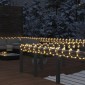 vidaXL Φωτάκια σε Σωλήνα με 1200 LED Θερμό Λευκό 50 μ. από PVC