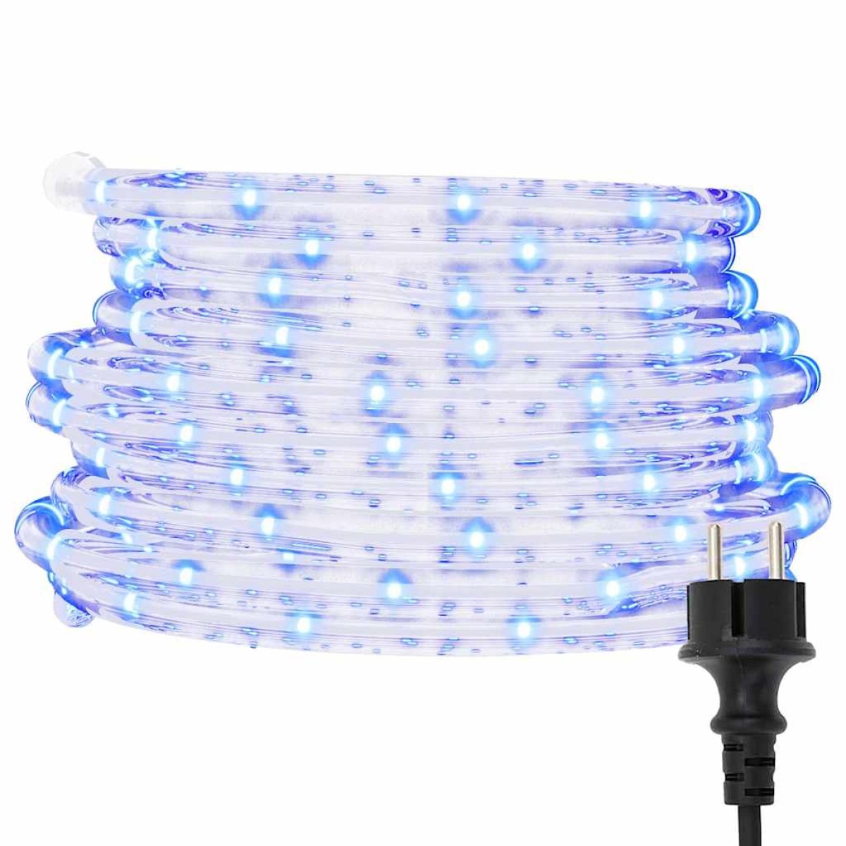 vidaXL Φωτάκια σε Σωλήνα με 1200 LED Θερμό Λευκό 50 μ. από PVC