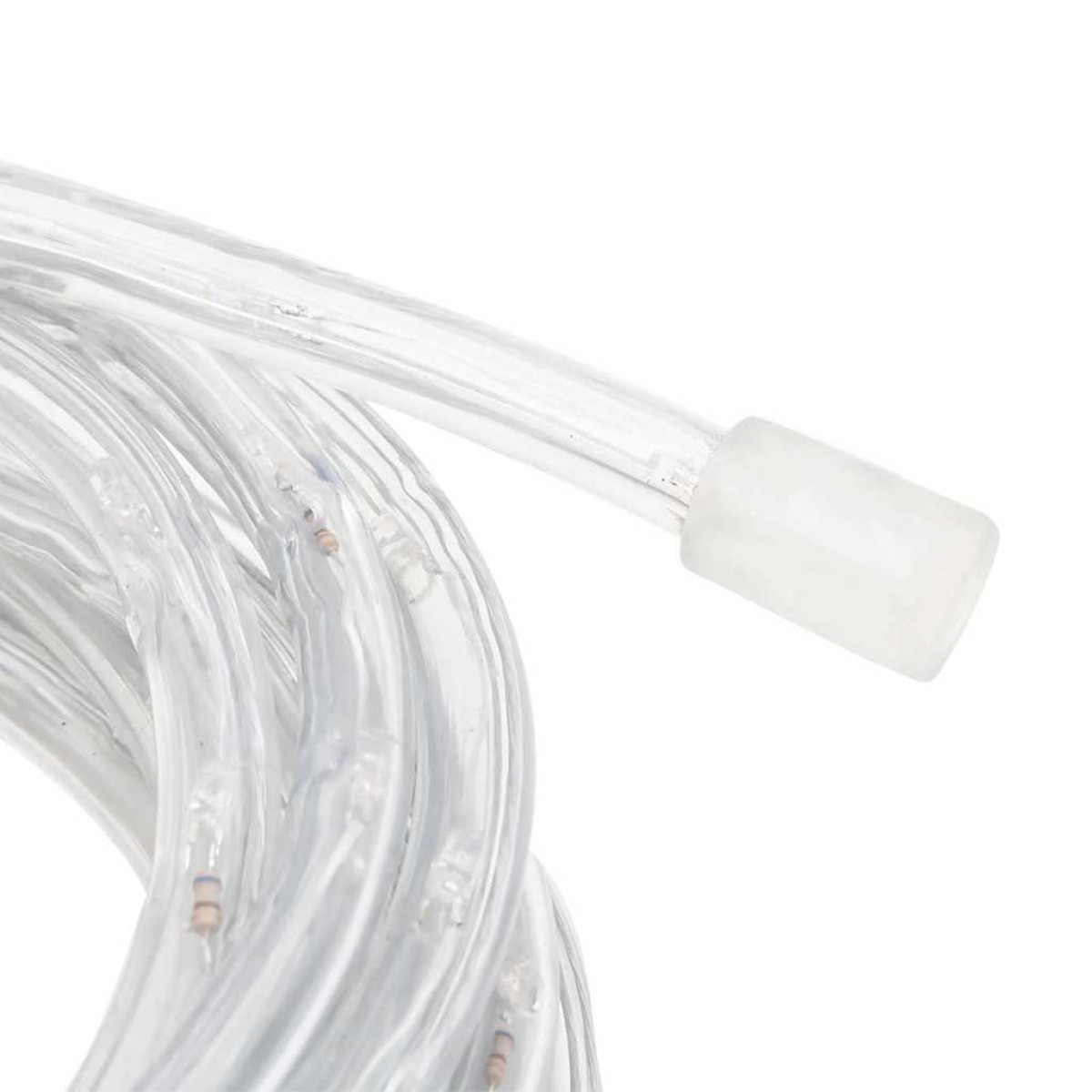 vidaXL Φωτάκια σε Σωλήνα με 1200 LED Θερμό Λευκό 50 μ. από PVC