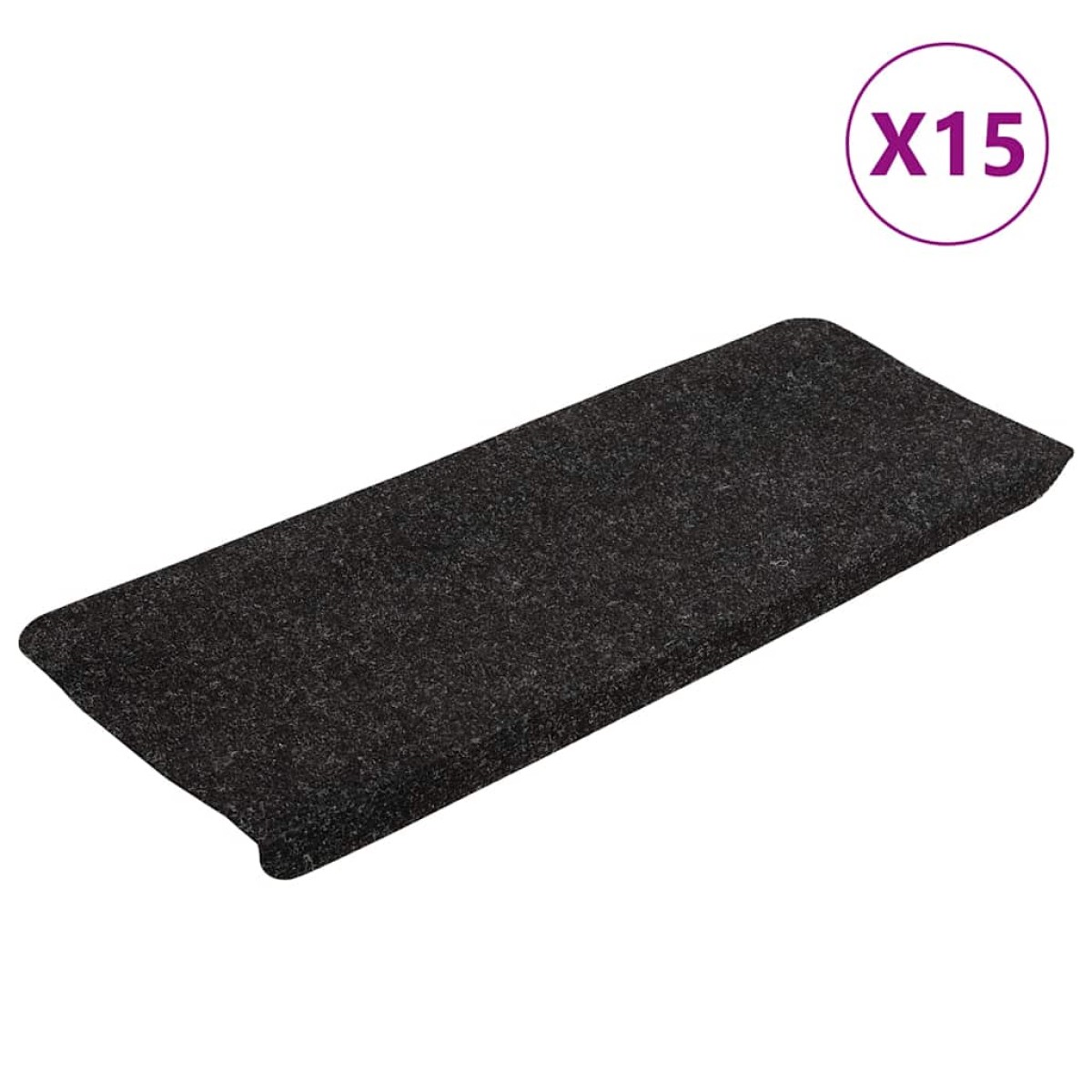 vidaXL Πατάκια Σκάλας Αυτοκόλλητα 15 τεμ. Μπλε 65x24,5x3,5 εκ.