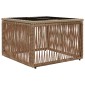 vidaXL Σετ Καναπέ Κήπου 12 τμχ. Μπεζ συνθετικό ρατάν