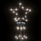 vidaXL Χριστουγεννιάτικο Δέντρο Κώνος 108 LED Ψυχρό Λευκό 70x180 εκ.