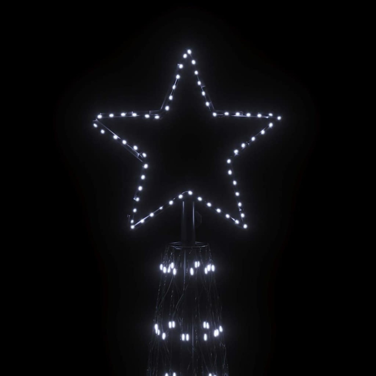 vidaXL Χριστουγεννιάτικο Δέντρο Κώνος 3000 LED Ψυχρό Λευκό 230x800 εκ.