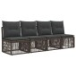 vidaXL Σετ Καναπέ Κήπου 12 τμχ. Γκρι και Σκούρο Γκρι συνθετικό ρατάν