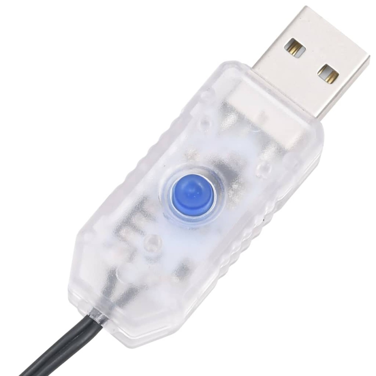 vidaXL Χριστουγεννιάτικο Δέντρο με Ακίδα 108 LED Ψυχρό Λευκό 180 εκ.