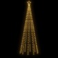 vidaXL Χριστουγεννιάτικο Δέντρο με Ακίδα 310 LED Θερμό Λευκό 300 εκ.