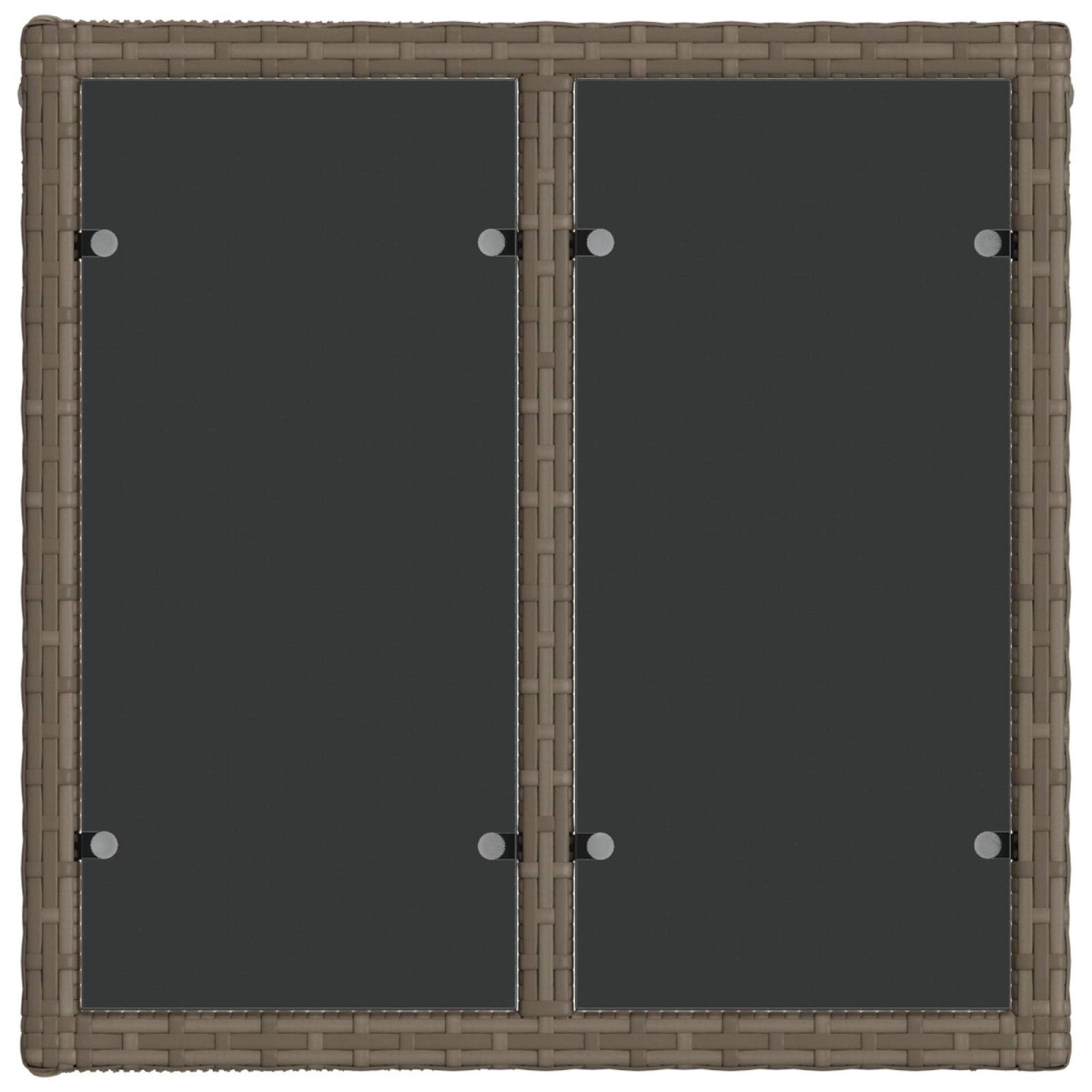 vidaXL Σετ Καναπέ Κήπου 5 τμχ. Γκρι συνθετικό ρατάν