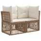 vidaXL Σετ Καναπέ Κήπου 13 τμχ. Μπεζ συνθετικό ρατάν