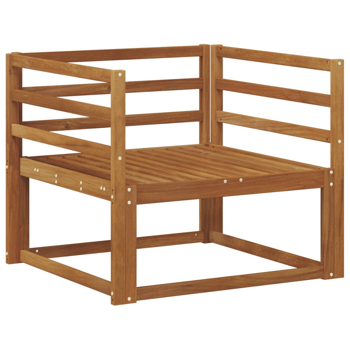 vidaXL Μεσαίος καναπές εξωτερικού χώρου Φυσικό