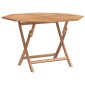 vidaXL Σετ Μπιστρό Κήπου 3 τμχ. Φυσικό Στερεό Ξύλο Τίκ