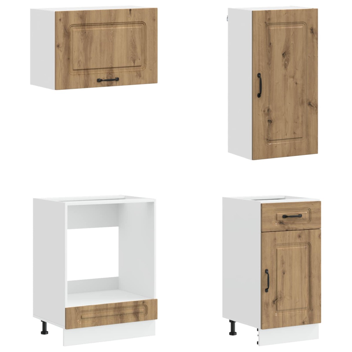 vidaXL Μονάδα κουζίνας KALMAR 8 τμχ. Artisan Δρυς Επεξεργασμένο Ξύλο