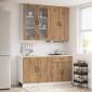 vidaXL Μονάδα κουζίνας KALMAR 4 τμχ. Artisan Δρυς Επεξεργασμένο Ξύλο